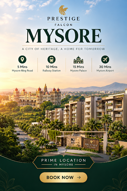 Prestige Falcon Mysore - 230-apartment high-rise township on 3.90 acres in Mysuru